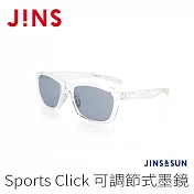 JINS&SUN Sports Click 可調節式墨鏡(AMRF21S130) 透明白