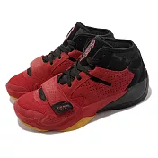 Nike 籃球鞋 Jordan Zion 2 PF 男鞋 紅 黑 氣墊 魔鬼氈 支撐 運動鞋 DO9072-600