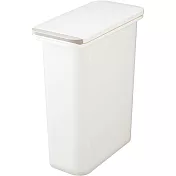 日本RISU|(H&H系列)雙重防臭按壓式垃圾桶20L 白色