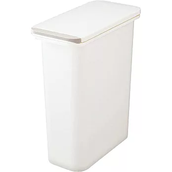 日本RISU｜(H&H系列)雙重防臭按壓式垃圾桶20L 白色
