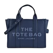 MARC JACOBS The Leather TOTE 皮革兩用托特包-小 靛藍