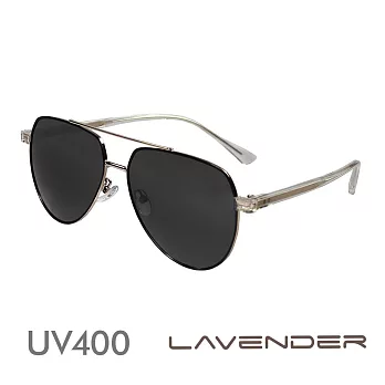 Lavender偏光片太陽眼鏡 飛官鏡腳設計款 奢華白金 3254 C3 奢華白金