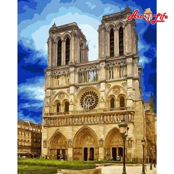 ArtLife藝術生活【TW046】世界風情系列-巴黎聖母院_DIY 數字 油畫 彩繪