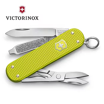 VICTORINOX 瑞士維氏5用2023年ALOX限量金屬殼瑞士刀(58mm)-電光黃