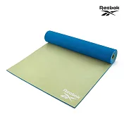 Reebok 專業訓練雙色瑜珈墊-6mm  (薄荷綠/藍)