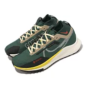 Nike 越野跑鞋 React Pegasus Trail 4 GTX 男鞋 綠 防水 FD0317-333