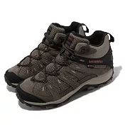 Merrell 戶外鞋 Alverstone 2 Mid GTX 男鞋 棕 黑 登山鞋 防水 ML036917