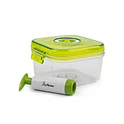 《Luigi Ferrero》抽真空密封保鮮盒(綠1.4L) | 收納盒 環保餐盒 便當盒 野餐