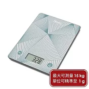 《Homa》料理電子秤(幾何曲線15kg) | 料理秤 食物秤 烘焙秤