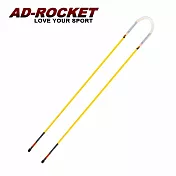 【AD-ROCKET】揮桿姿勢矯正轉肩棒/推杆指示棒/高爾夫練習器(兩色任選) 黃色