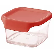 日本RISU｜LIBERALISTA 廚房儲物收納罐 (矮) 紅色