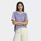 ADIDAS ADICOLOR 女短袖上衣-紫-IB7411 S 紫色