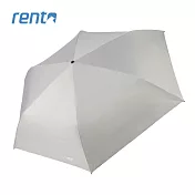 【rento】碳纖輕量黑膠晴雨傘 薄墨