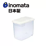 日本製【INOMATA】複合式收納米桶附輪 10KG