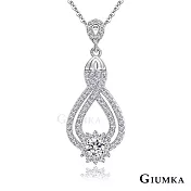 GIUMKA 925純銀項鍊女短鍊 宮廷華麗風項鏈 送禮推薦 MNS07021 45cm 白鋯