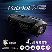【Patriot愛國者】 X5 FHD1080P WiFi雙鏡頭行車記錄器-2年安心保固(內附32G記憶卡)