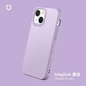 犀牛盾 iPhone 13 mini (5.4吋) SolidSuit (MagSafe 兼容) 防摔背蓋手機保護殼- 紫羅蘭色