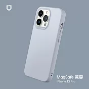 犀牛盾 iPhone 13 Pro (6.1吋) SolidSuit (MagSafe 兼容) 防摔背蓋手機保護殼- 循環灰