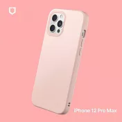 犀牛盾 iPhone 12 Pro Max (6.7吋) SolidSuit 經典防摔背蓋手機保護殼- 櫻花粉