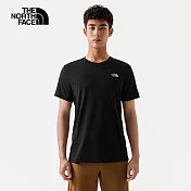 The North Face M REAXION PLUS S/S TEE - AP 男短袖上衣-黑-NF0A7WCWJK3 M 黑色