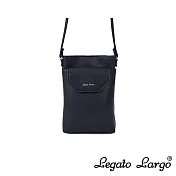 Legato Largo 長型信封手機收納斜背小包- 黑色