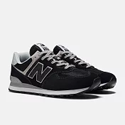 New Balance 574系列 男女復古休閒鞋-黑-ML574EVB-D US5.5 黑色