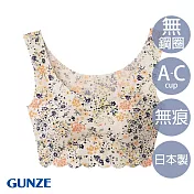 【日本GUNZE】日本製輕薄無痕bra背心(TB2655-0WU) M 白