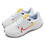 Nike 慢跑鞋 Wmns Air Zoom Pegasus 40 女鞋 白 橘 緩震 小飛馬 運動鞋 路跑 DV3854-102