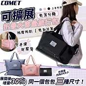 【COMET】可擴展折疊式大容量旅行包(HY-20) 浪漫粉