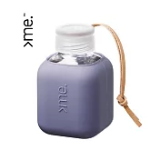 瑞士 SQUIREME Cute Cube 隨身玻璃水瓶 Y2｜370mL 暮光紫
