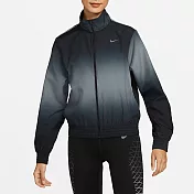 Nike Dri-FIT Swoosh Run 女休閒外套-黑灰-DX1040010 L 黑色