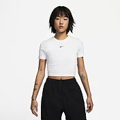 Nike Sportswear Essential 短版 女短袖上衣-白-FB2874100 XS 白色