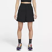 Nike AS W NSW ESSNTL WVN HR SHORT 女休閒短褲-黑-DM6248010 L 黑色