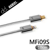 ddHiFi MFi09S Lightning(公)轉Type-C(公)OTG線(10cm)