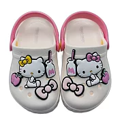 台灣製Kitty布希鞋 - 桃色 另有兩色可選 (K099-2) 女童涼鞋 女童拖鞋 一鞋兩用 防水防滑 三麗鷗童鞋 Hello Kitty童鞋 涼鞋 布希鞋 Kitty