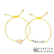 Venessa Arizaga HAPPY DAISY 微笑花朵手鍊 白色X黃色手鍊 2件組