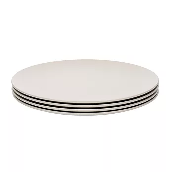 《Natural Elements》餐盤4入(灰棕20cm) | 餐具 器皿 盤子