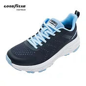 【Goodyear 固特異】戶外樂跑 女款寬楦越野運動鞋-藍 / GAWR32806 JP25 藍