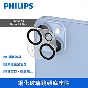 【PHILIPS】iPhone 14/14 Plus 鋼化玻璃鏡頭底座貼 DLK5201/96