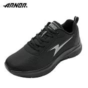 【ARNOR】男輕量防滑慢跑鞋-ARMX33200 /  26cm 極致黑