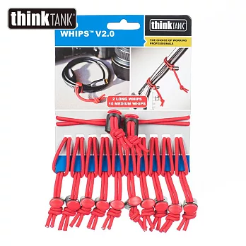 thinkTank 創意坦克 Red Whips™ V2.0 束帶繩 (12入)-TTP740964