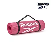 Reebok 防滑訓練墊/瑜珈墊(10mm) 粉色