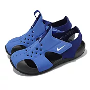 Nike 童鞋 Sunray Protect 2 PS 中童 藍 小朋友 涼鞋 快乾 護趾 943826-403