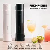 RICHMORE | RichSoda 氣泡水隨手瓶(不鏽鋼款黑色)