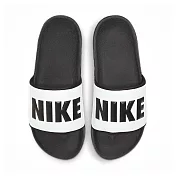Nike WMNS OFFCOURT SLIDE 女休閒拖鞋-白黑-BQ4632011 US5 白色