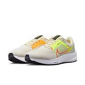Nike AIR ZOOM PEGASUS 40 男慢跑鞋-米黃-DV3853101 US10.5 白色