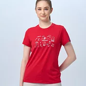 【荒野wildland】女山野古徑機能排汗T恤署光紅色 S 署光紅色