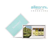 【Allegrini 艾格尼】Oliva地中海橄欖系列 豪華旅行禮盒（沐浴露30ml+潤膚乳30ml+洗髮精30ml+潤髮乳30ml）
