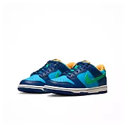 Nike DUNK LOW  (GS) 中大童休閒鞋-藍綠-DV1693401 US4 藍色