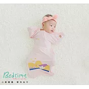 【Mang Mang 小鹿蔓蔓】涼感竹纖維Bedtime嬰兒包巾(四款可選) L 獨角獸粉